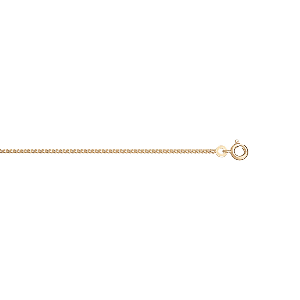Chaîne en vermeil maille gourmette 1.8mm  - 50cm