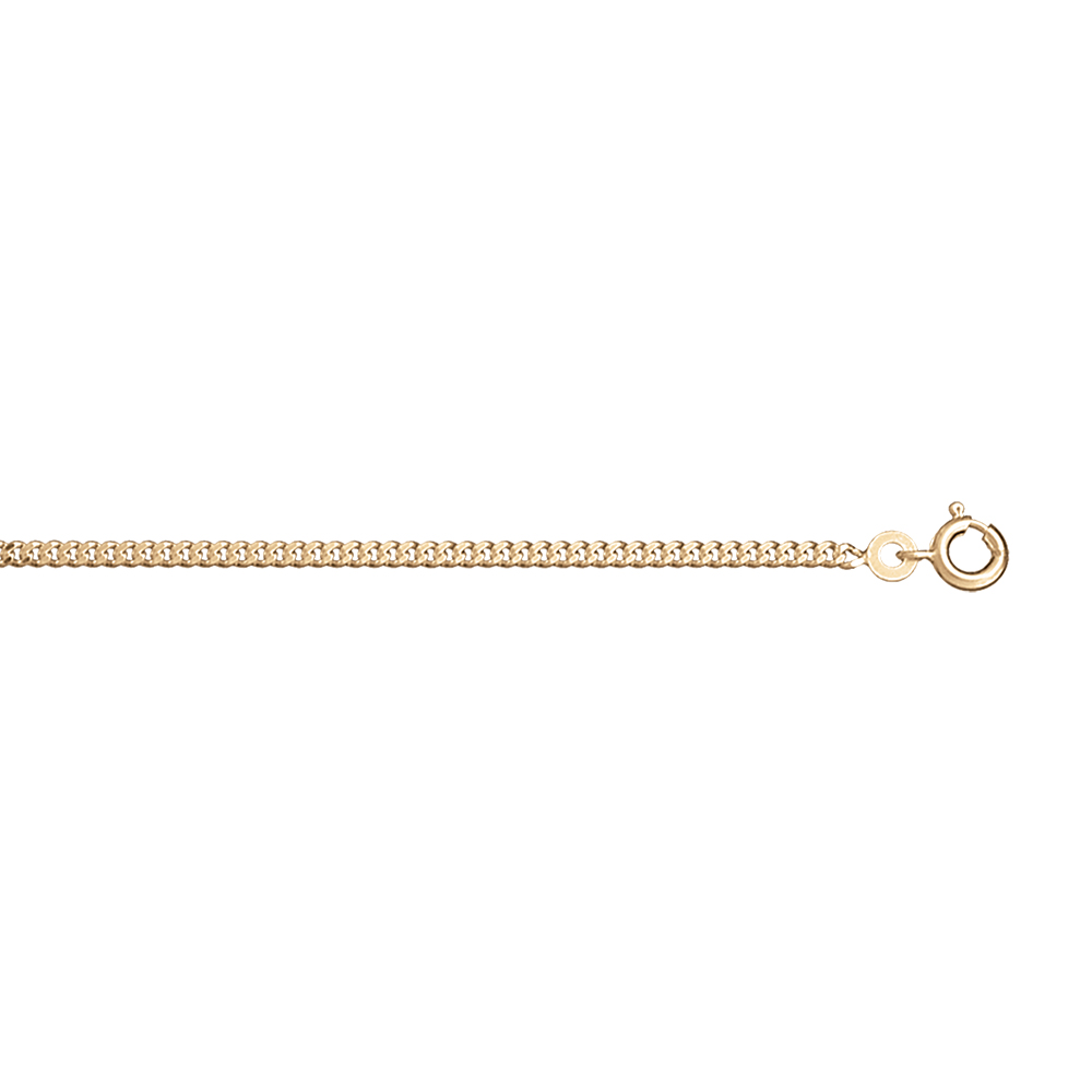 Chaine gourmette en vermeil 2.1mm 50cm