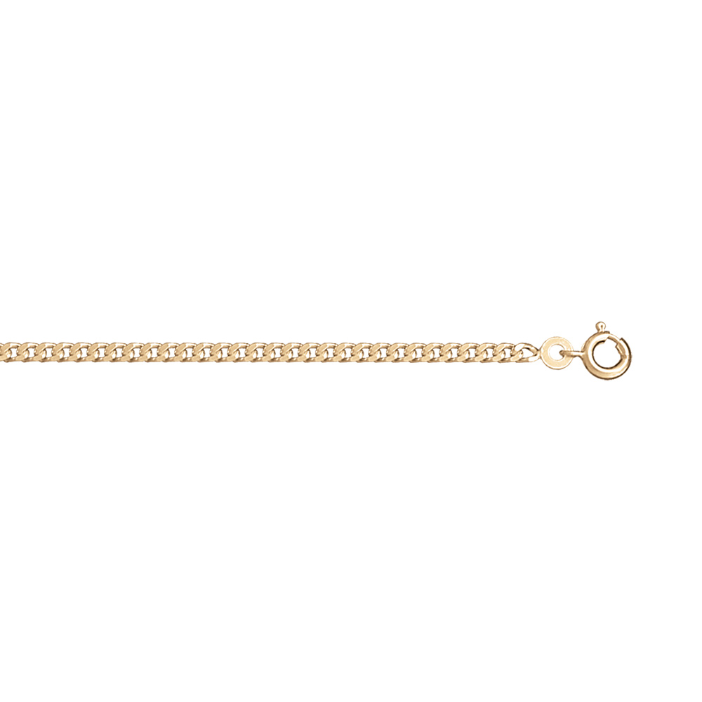 Chaîne  en vermeil maille gourmette 2.5mm  - 45cm