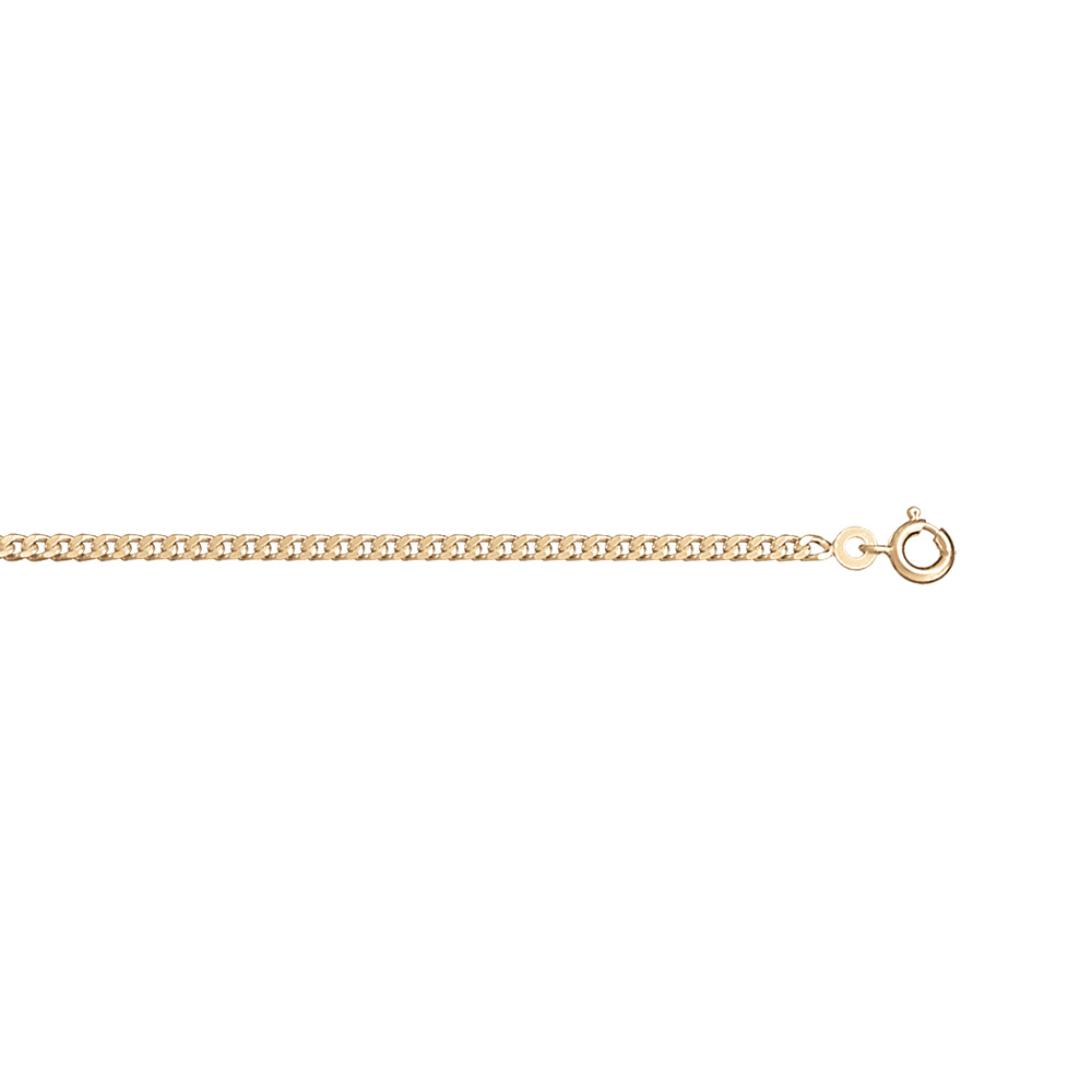 Chaîne  en vermeil maille gourmette 2.5mm  - 50cm
