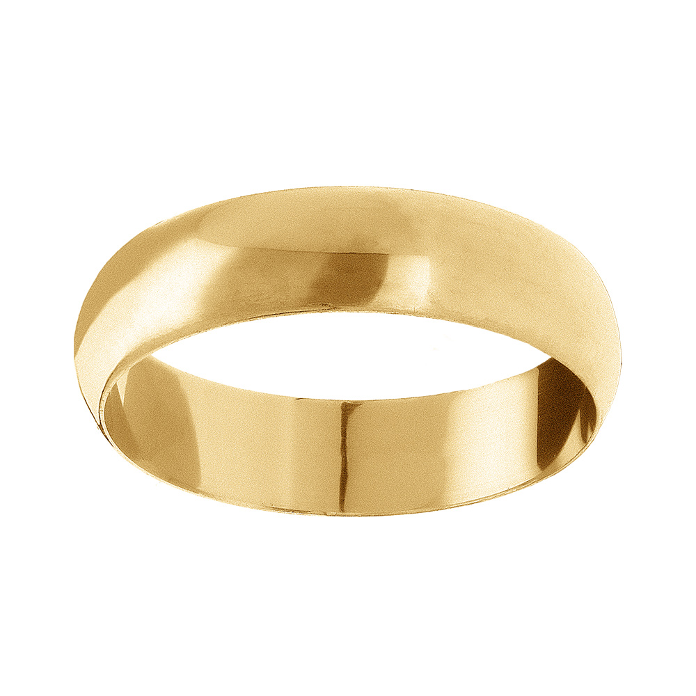 Alliance demi-jonc en vermeil 5mm