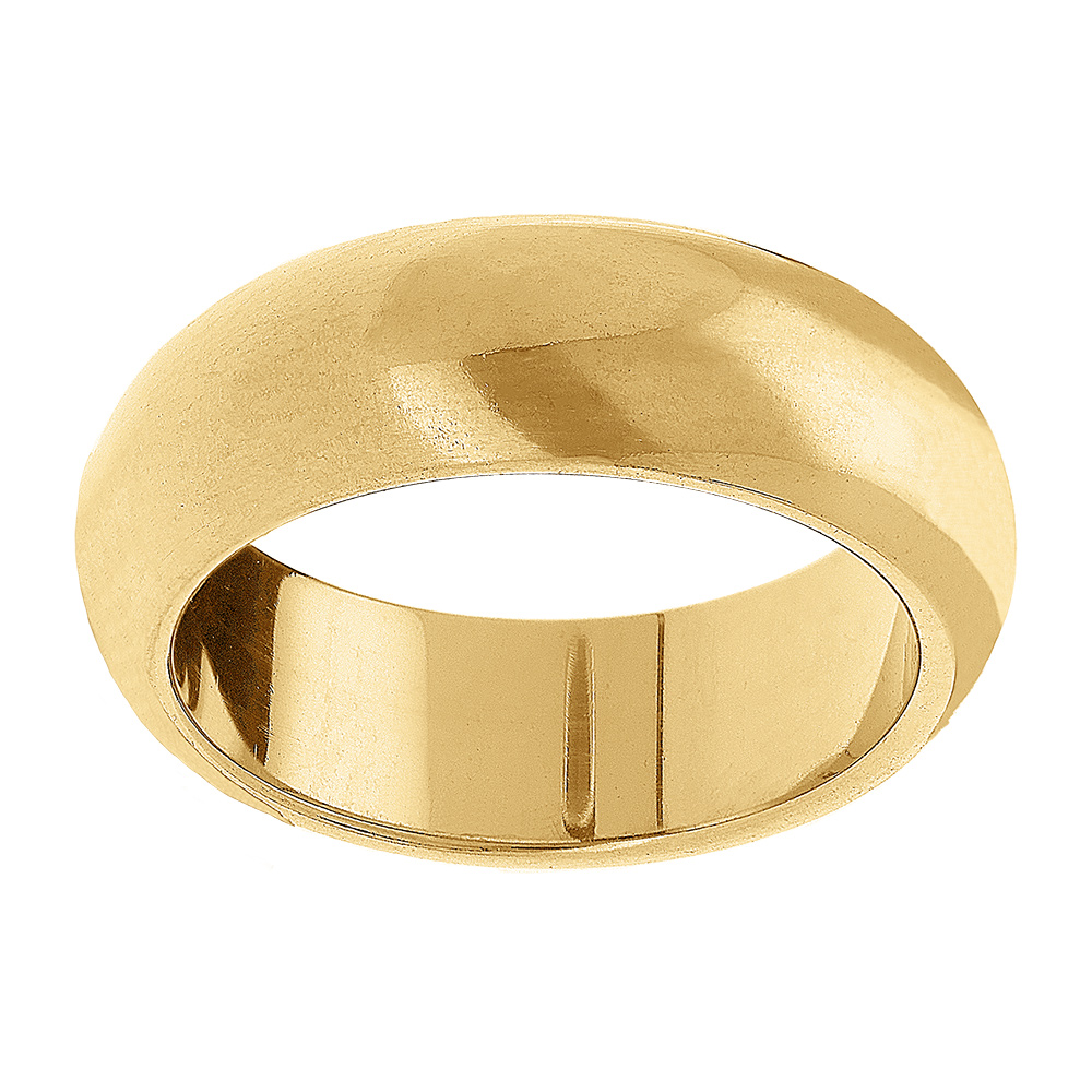 Alliance demi-jonc en vermeil 7mm