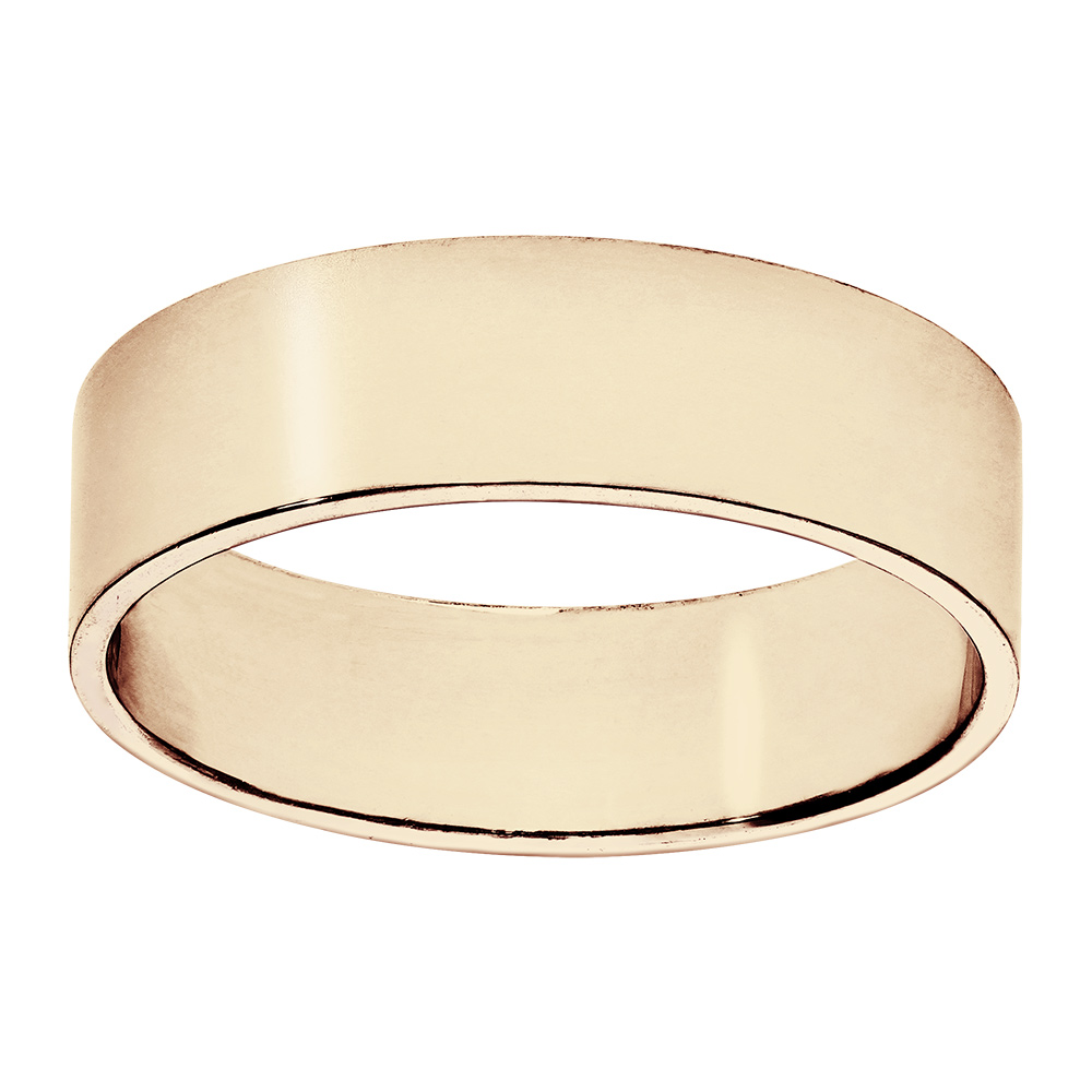 Alliance ruban en vermeil 6mm Alliance ruban en vermeil 6mm