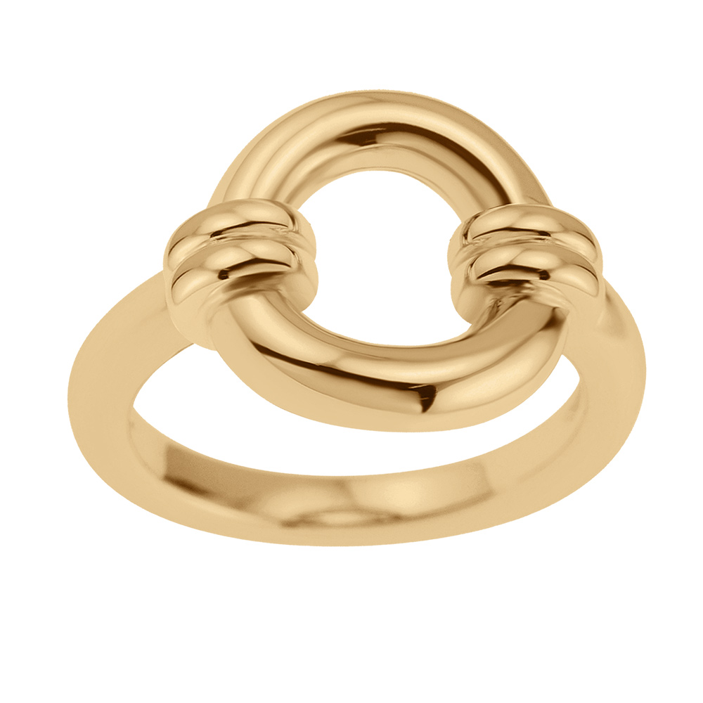 Bague Elixès en vermeil type bouée