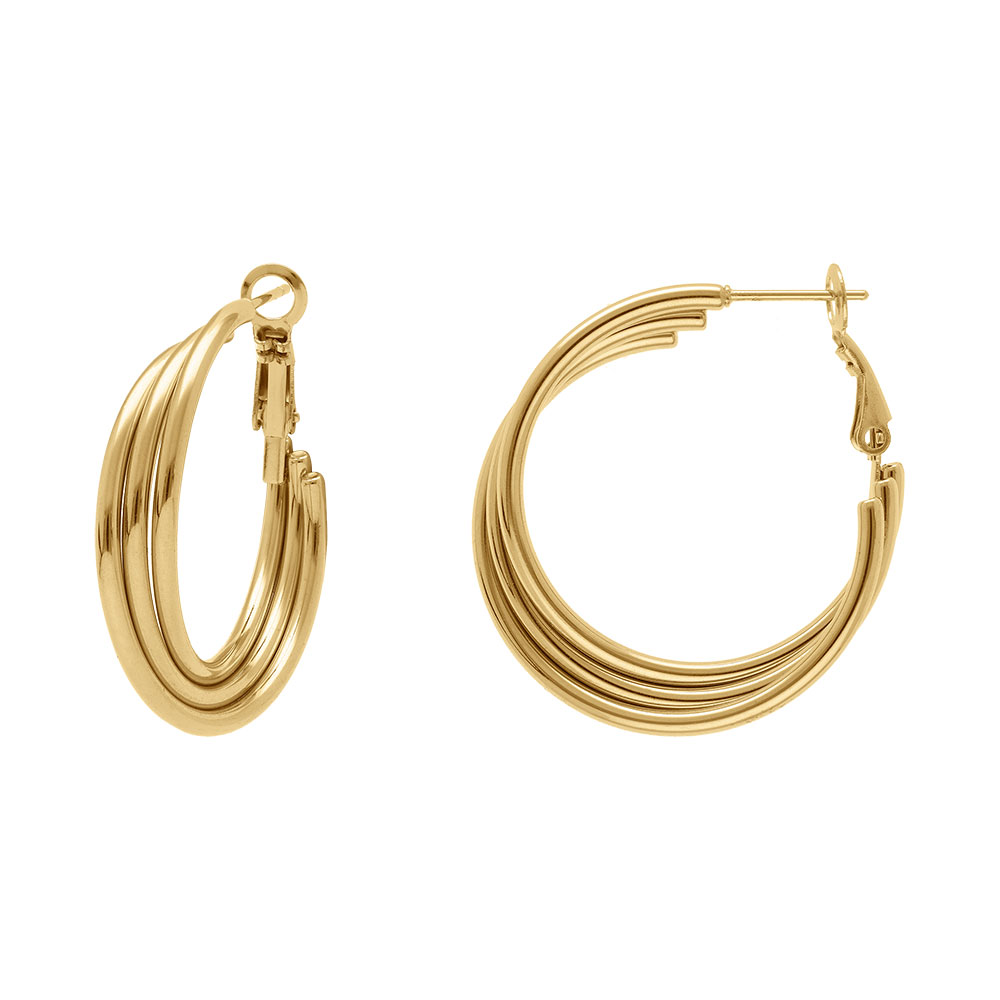 Croles en acier dor 3 fils - 30mm - Vue 2