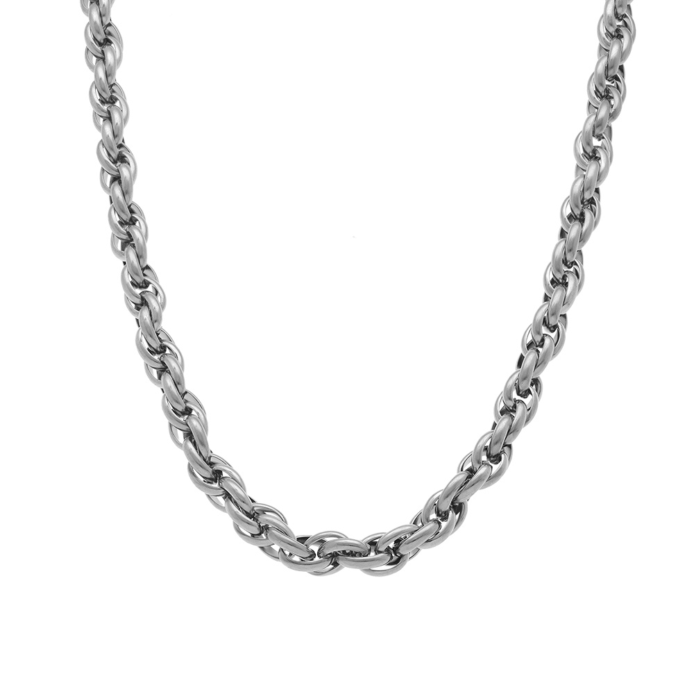 Collier en acier maille 7mm  - 40+5cm - Vue 2