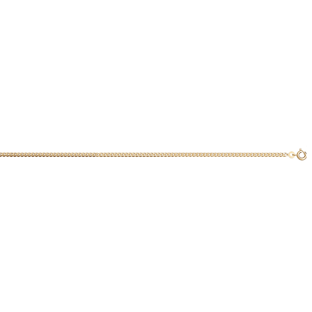 Cha�ne  en vermeil maille gourmette 2.5mm  - 50cm - Vue 2