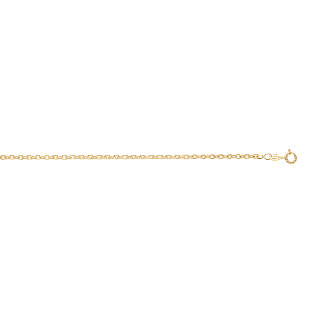 Cha�ne en vermeil maille for�at 2,7mm  - 55cm - Vue 2