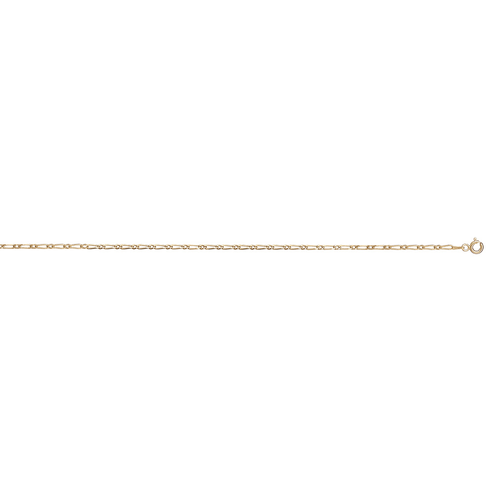 Cha�ne enfant en vermeil 1+1 2mm  - 35+2cm - Vue 2