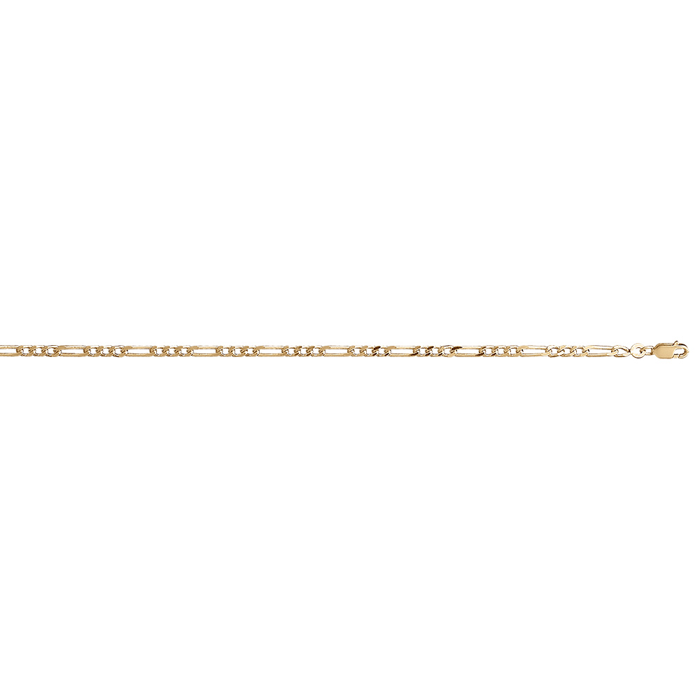 Cha�ne en vermeil 1+3  3mm - 45cm - Vue 2