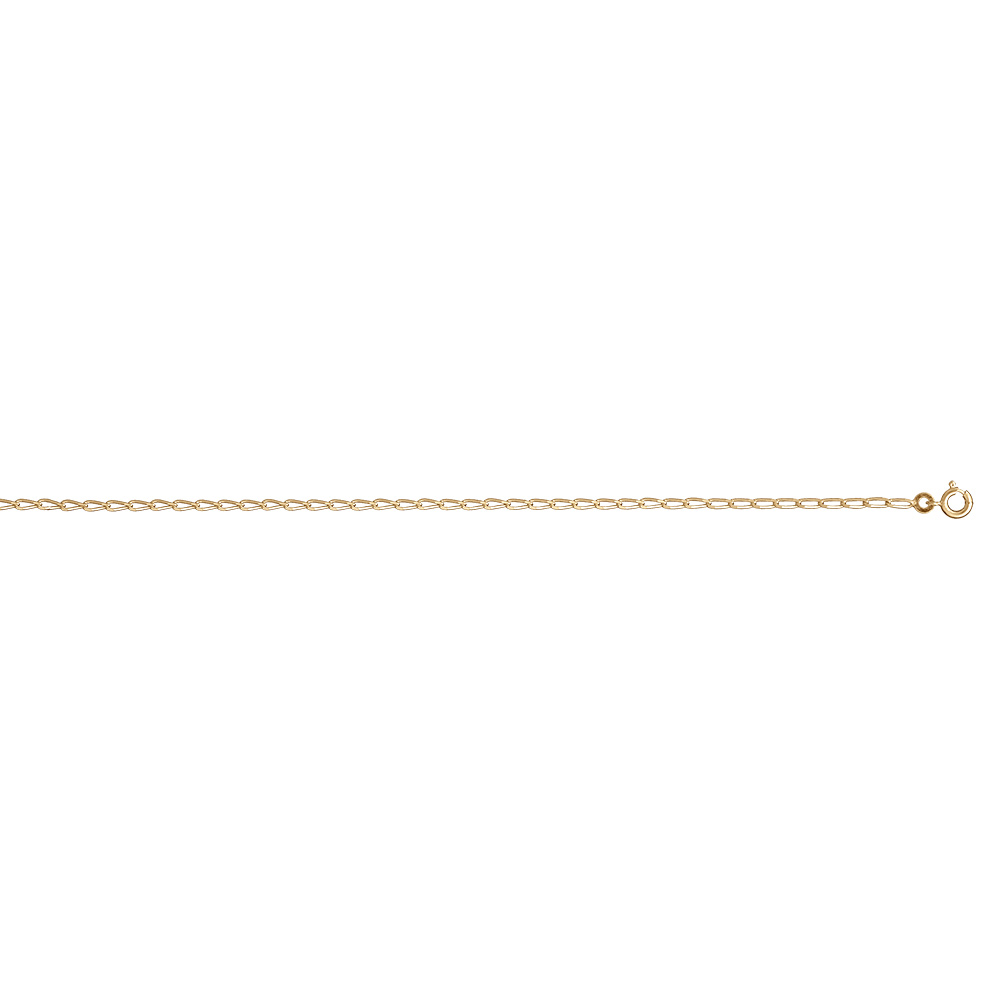 Cha�ne en vermeil maille cheval 2mm  - 50cm - Vue 2