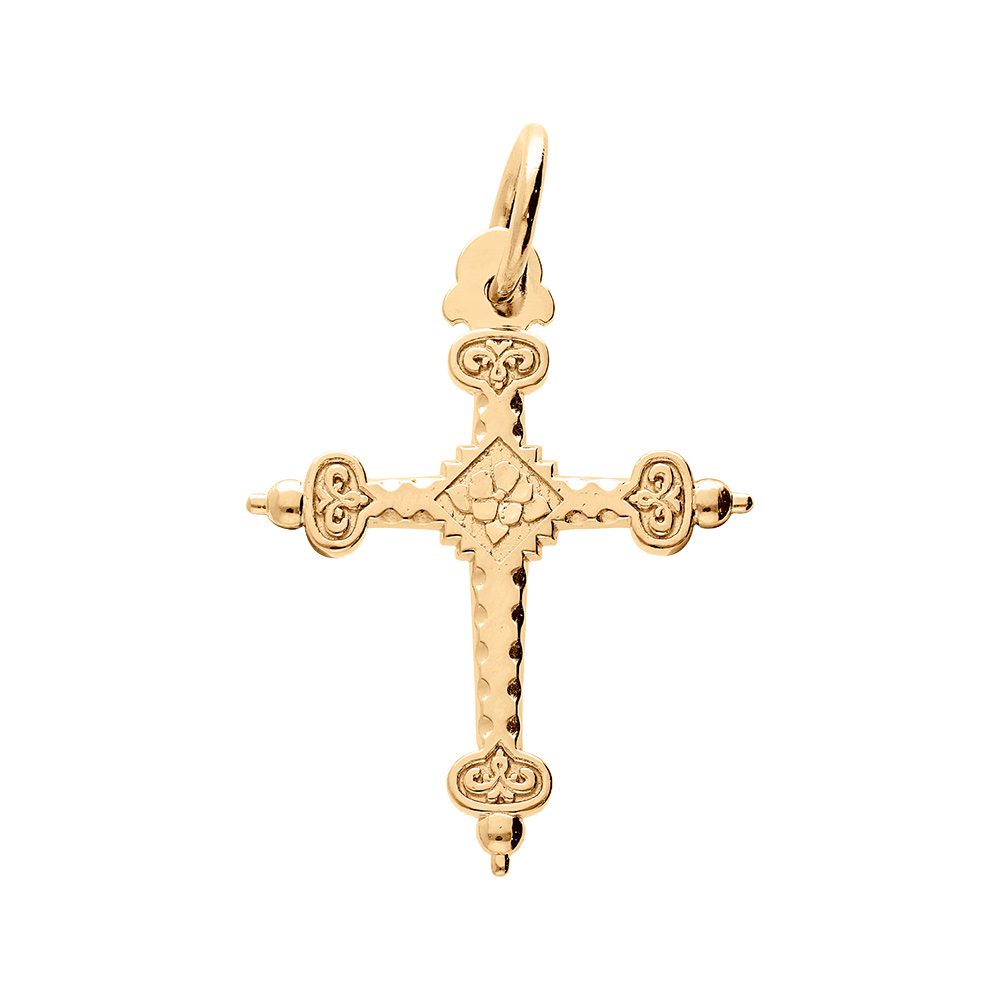 Pendentif en vermeil croix de savoie  - 42 mm x 34 mm - Vue 2