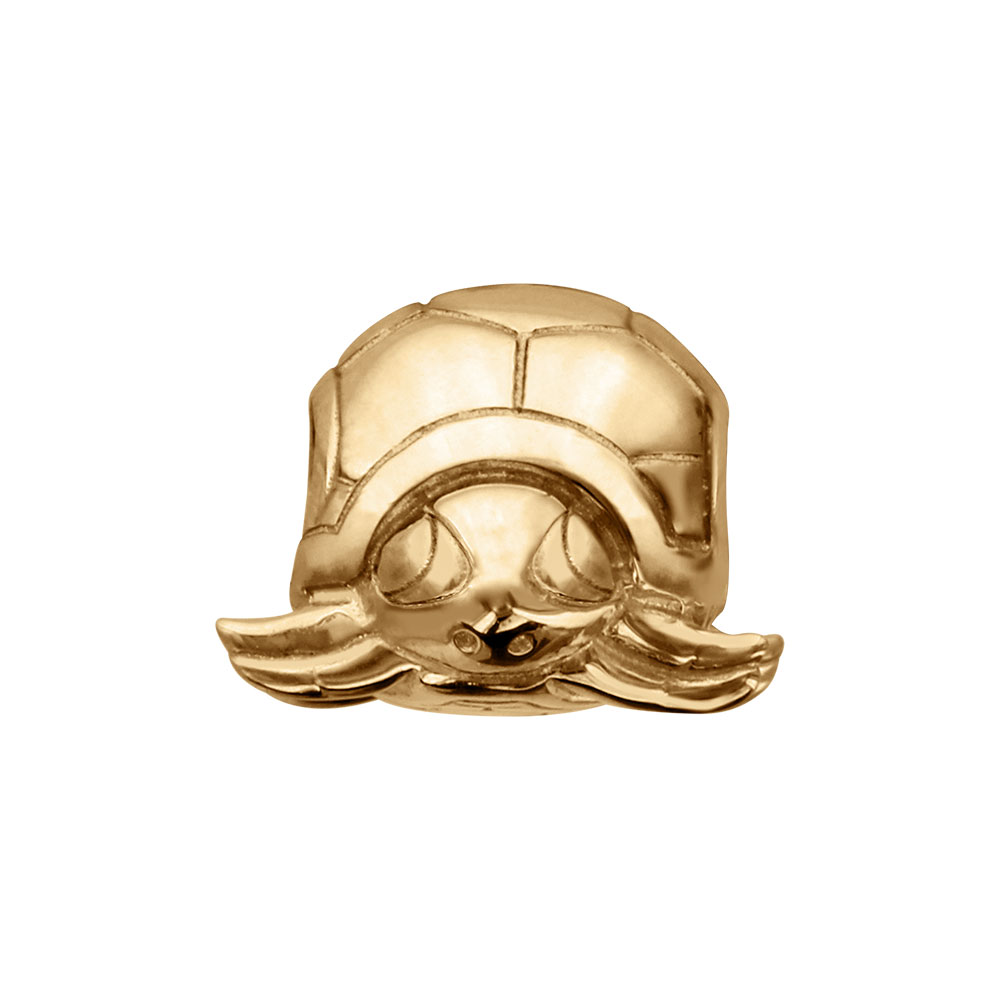 Charms coulissant en vermeil tortue - Vue 2