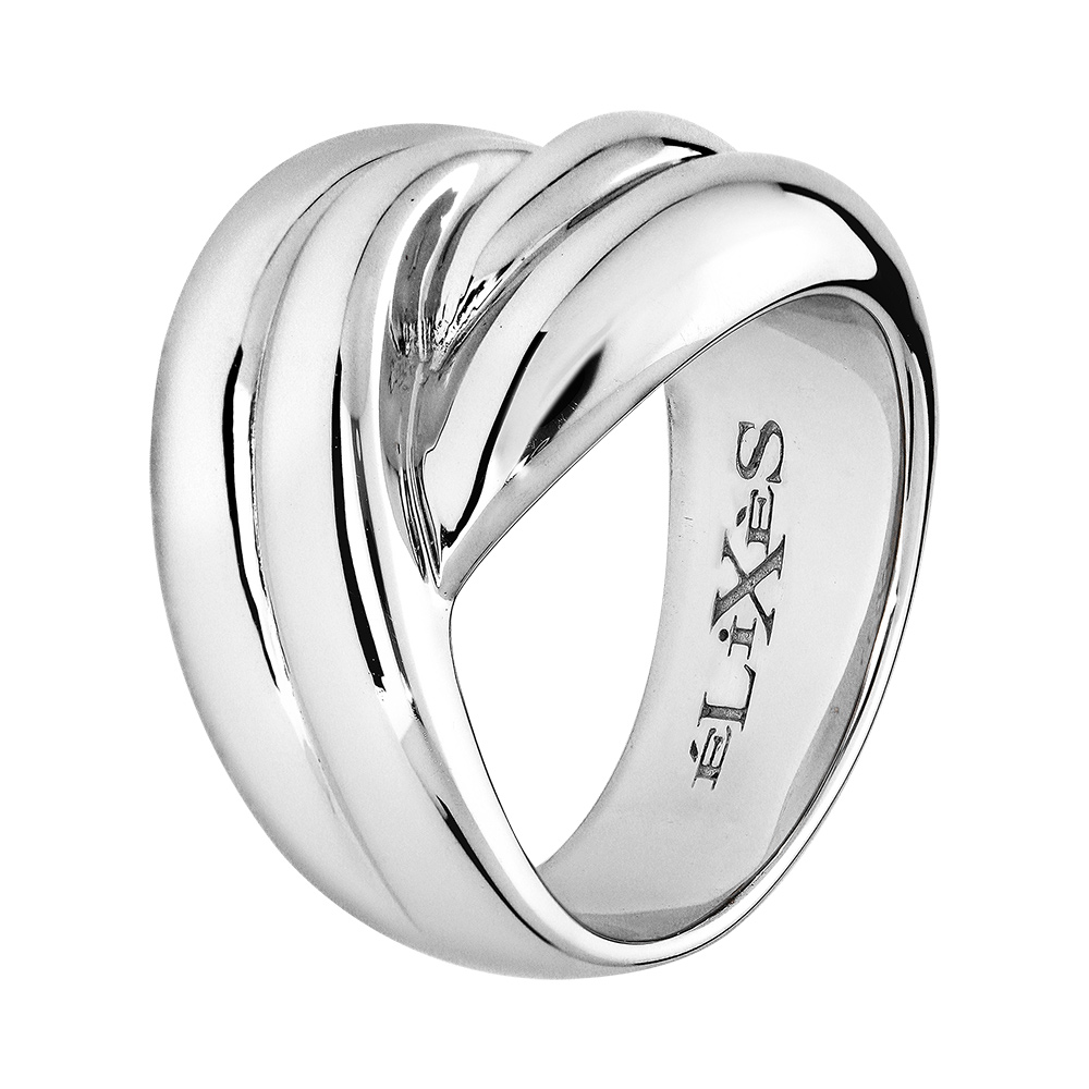 Bague Elix�s en argent massif en forme de noeud - Vue 2