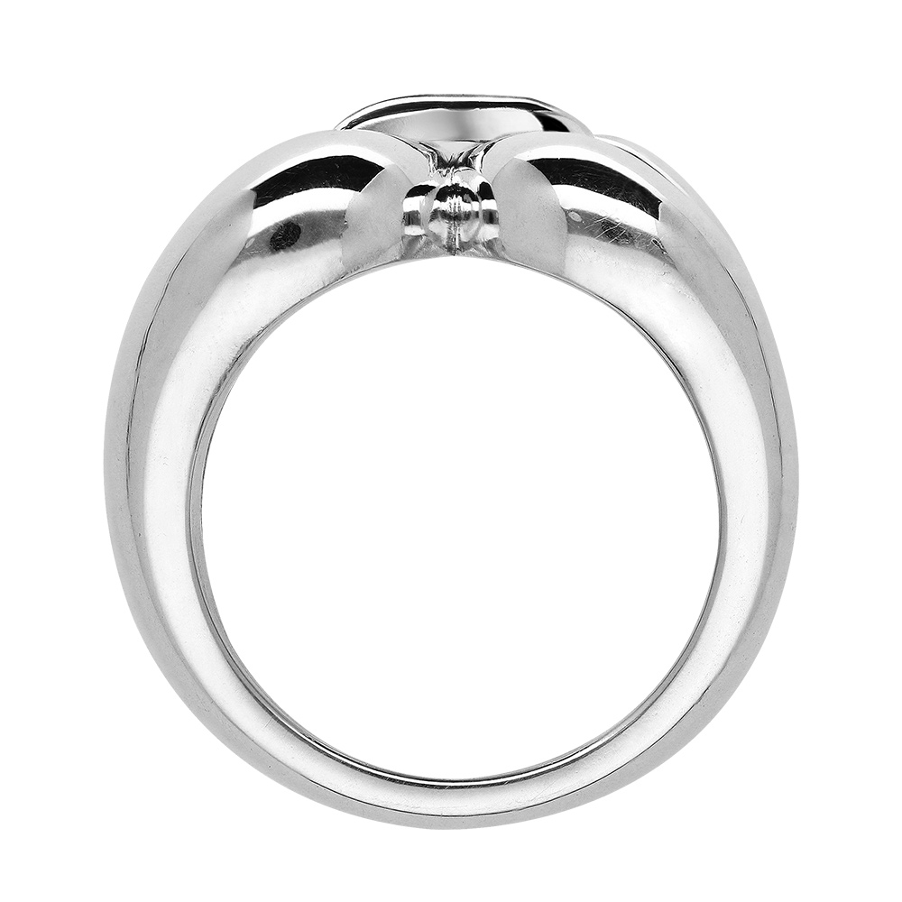 Bague Elix�s en argent rhodi� n�ud - Vue 2