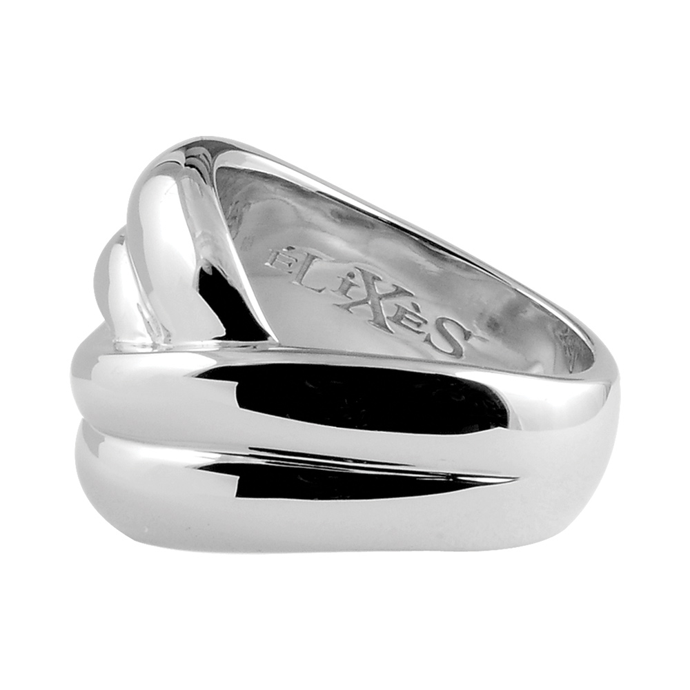 Bague Elix�s en argent massif en forme de noeud - Vue 3