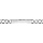 Gourmette en argent maille Hawa largeur 6mm et longueur 18cm