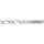 Gourmette en argent maille Hawa 1+1 largeur 5mm et longueur 18cm