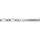 Gourmette en argent maille figaro 1+1 avec diamantage toil dans 2 angles - largeur 4mm et longueur 18cm