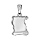 Pendentif en argent parchemin  graver moyen modle - plaque prestige