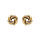 Boucles d'oreille tige en argent dor noeud d'amour 7 mm