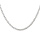 Chane en argent maille forat largeur 3mm et longueur 45cm rglable
