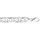 Chane en argent rhodi maille marine largeur 7mm et longueur 55cm