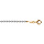 Bracelet en argent et dorure jaune en perles blanche de synthse 3mm longueur 15.5+3cm