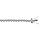 Bracelet en argent rhodi pierres rondes ronds  serties clos blanches 3.5mm,- longueur 18cm