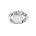 Bague en argent rhodi multi anneaux avec pampille lisse  graver au verso