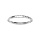 Bague en argent rhodi style alliance fine martele