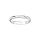 Alliance en argent rhodi satin 3mm et diamante 1 trait en biais avec bords cisels