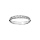 Alliance en argent rhodié 3mm et ciselée motifs étoiles