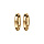 Crole en acier dor fil rond 3mm articule - diamtre ext 12mm