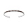 Bracelet jonc en acier motif lopard largeur 4mm ouvert diamtre 58mm