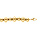 Bracelet en acier dor de boules 8mm et 10mm  - 18+3cm