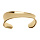 Bracelet en acier dor rigide