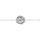 Bracelet en acier fleur 16mm - 16+3cm
