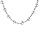 Collier en acier marseillais boules lisses 40+5cm