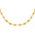Collier en acier doré  - 45+5cm