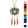Collier diffuseur de parfum grand attrape rve et rosace PVD rose - rglable 45  65cm