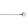 Chane en acier gourmette 1.5mm de large, 42cm de long