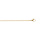 Chane en acier dor maille forcat 1.9mm   - 40cm