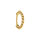 Piercing oreille en acier dor anneau torsad Hlix, Tragus, Daith, Rook