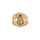Bague en acier dor pampille martele
