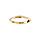 Alliance demi- jonc en acier dor 2mm