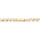 Gourmette en vermeil maille 1+1 4mm diamant etoile - 18cm