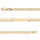 Gourmette en vermeil  prestige 4mm -  18cm