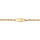 Gourmette Bb en vermeil maille gourmette.2mm ovale - 15/13cm