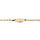 Gourmette Bb en vermeil maille 1+1 ovale 2mm - 15/13cm